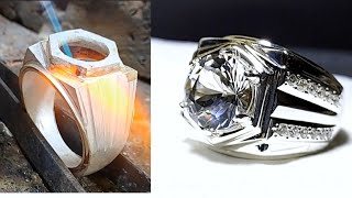 how to make a signet ring how to make jewelry [upl. by Sieracki]