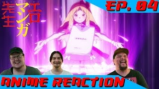 THE COMPETITION  Anime Reaction Eromangasensei Ep 04 [upl. by Enailil]