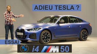 FIRST DRIVE BMW i4 M50  Du pur BMW avec une prise [upl. by Trout]