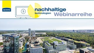 Webinarreihe nachhaltige technologien  Energieinnovationen in Quartieren  Folge 14 [upl. by Nahsrad]