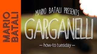 Mario Batalis HowTo Tuesday Garganelli [upl. by Aneeuq555]