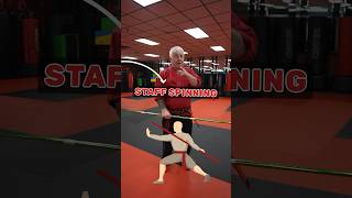 STAFF SPINNING MOVES‼️selfdefense filipinomartialarts martialarts [upl. by Eisac]