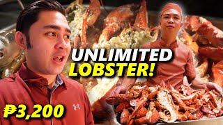 UNLIMITED LOBSTERS in Solaire ₱3200 All You Can Eat Buffet in MANILA [upl. by Lorine850]