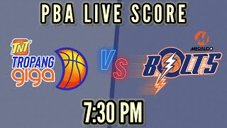 TNT Tropang Giga vs Meralco Bolts  2024 PBA Governors Cup Live Scoreboard [upl. by Bullion]