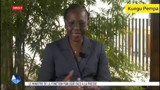 Fonctionpublique  le ministre de tutelle Louise Boukandou a tenu un déjeuner de presse Gabon [upl. by Zilber]