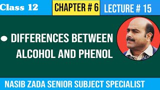 Differences between Alcohols and Phenol points of Differences  CHEMISTRYPASHTO NASIBZADASSS [upl. by Shandra]