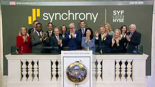 Synchrony NYSE SYF Rings The Closing Bell® [upl. by Ayres]