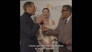 Bafta Awards Scotland 2022 Caitriona Blafe Sam Heughan [upl. by Sion]