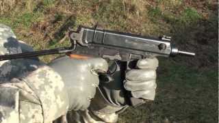 Shooting vz 61 Scorpion submachine gun 765mm Br  Gs HD Gun Show [upl. by Anialem]