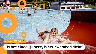 Minder buitenzwembaden open deze zomer [upl. by Aniled]