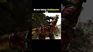 Bruce Using Hulkbuster Vs Tony Stark 😱💀 marvel mcu shorts [upl. by Yleik]