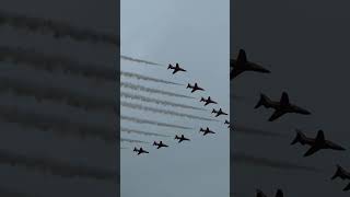 Red Arrows over RAF Wyton  25 July 2024 [upl. by Jahdai]