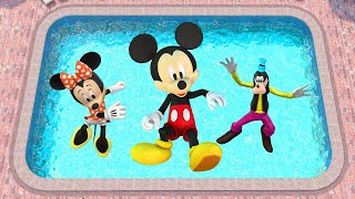 Mickey Mouse Clubhouse GTA 5 Vs Donald DuckMinnie Mouse and Daisy Ragdolls Ep14 [upl. by Moriyama507]