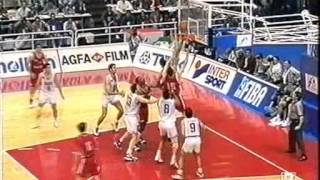 Real Madrid  Olympiakos Final Four Zaragoza 1995 Final Copa de Europa [upl. by Laitselec890]