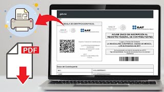 ♦️Cómo descargar mi RFC desde el portal del SAT  CONSTANCIA SITUACIÓN FISCAL [upl. by Rednaeel227]