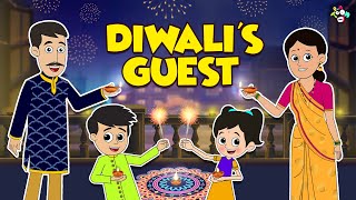 Diwalis Special Guest  Happy Diwali  Animated Stories  English Cartoon  Stories  PunToon Kids [upl. by Emya]