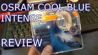 Osram Cool Blue Intense Halogen Bulbs Review [upl. by Annaor]