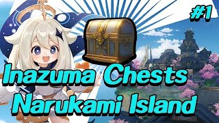 Inazuma Chests you need to Collect  Narukami 1 32 Chests Ritou amp Kanda Village [upl. by Marden543]