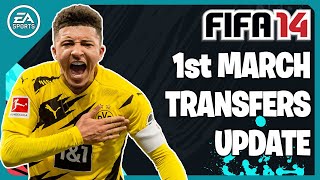 FIFA 14 Database Update 2021 1st March Update Transfer  FIFA 14 [upl. by Inajar]