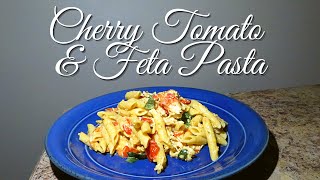 Baked Feta Pasta  Cherry Tomato And Feta Pasta  Cherry Tomato Recipes [upl. by Ahsitra]