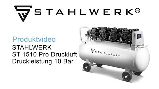 Druckluft Kompressor STAHLWERK ST 1510 Pro  10 Bar [upl. by Ativel]