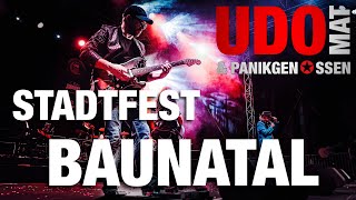 Stadtfest Baunatal 2022  UDOMAT amp die Panikgenossen ALLES GEHT TOUR [upl. by Phila733]