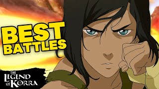 Korras BEST Battles of All Time 🤜  The Legend of Korra [upl. by Enaoj]