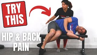 3 Best Stretches For Hip Bursitis And Disc Bulge Pain Relief Stretches [upl. by Natalina]