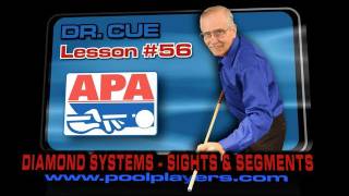 APA Dr Cue Lesson 56  Diamond Systems Table Terminology  Sights and Segments [upl. by Idnek]