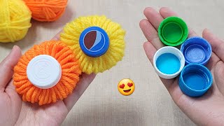 I made a Useful and Easy Idea and SELL them all Super Recycling Idea with Plastic bottle cap [upl. by Croteau208]