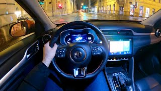 MG ZS 2022  NIGHT POV test drive 111 HP petrol Luxury [upl. by Wolfie295]