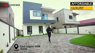 Inside The Most Affordable 4 Bedroom Townhouse For Sale in East Legon Hills Accra Ghana [upl. by Macdermot882]