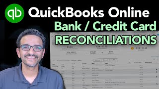 QuickBooks Online 2024 How to Reconcile your Bank [upl. by Delwyn]