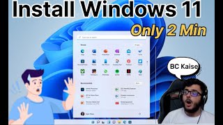 Install Windows 11 In Only In Few minutes pc windows11 [upl. by Atteras216]