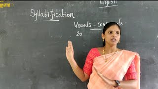 Syllabification  8th Std English vocabulary [upl. by Holt]