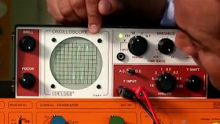 Using an oscilloscope [upl. by Yanel]