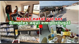 Não está sendo fácil🥲 COMPRAS DE MERCADO PARA NOSSO NATAL🇵🇹 Ceia com menos de 60euros😱 [upl. by Suoirrad]