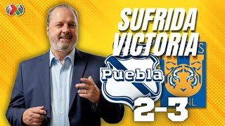 SUFRIDA VICTORIA de los Tigres  Puebla vs Tigres UANL  Torneo Clausura 2024 Liga MX [upl. by Aitat]