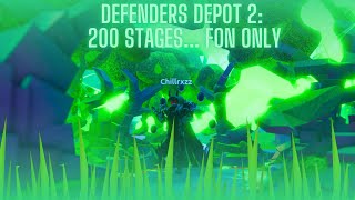 Defenders Depot 2 200 Stage Rebirth With Only Force Of Natures  Chillerxzz [upl. by Nyrmac]