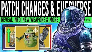 Destiny 2 NEW PATCH CHANGES amp EVERVERSE LOOT Ghostbusters New Loot Weapons Vendors 19 March [upl. by Willner]