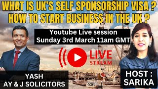 UKs Self Sponsorship visa  How to start Business in the UK from your country [upl. by Nylg]