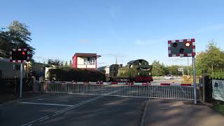 BRAND NEW Lydney Junction Level Crossing 21102018 [upl. by Demmy]