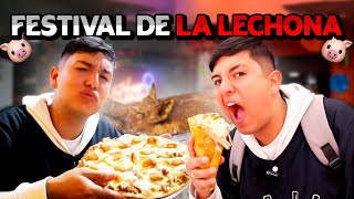 EL FESTIVAL DE LA LECHONA  Ceviche de lechona Sushi tacos y Mucho MÁS [upl. by Stevy928]