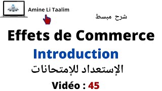 Effets de Commerce  Introduction Comptabilité Générale [upl. by Possing]