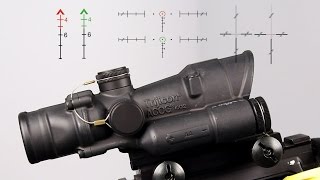 Trijicon TA02 4x32 ACOG New Reticles  OpticsPlanetcom Product in Focus [upl. by Aikyn]