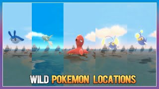 Pokémon BDSP  MantykeRemoraidOctilleryChinchou amp Lanturn Locations [upl. by Leighland]