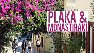 PLAKA amp MONASTIRAKI  Dine amp Shop  Athens Greece [upl. by Morton]