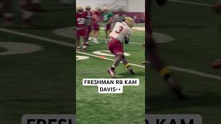 The future at RB for FSU Football Kam Davis 🔥 noles fsu collegefootball seminoles [upl. by Rudwik]