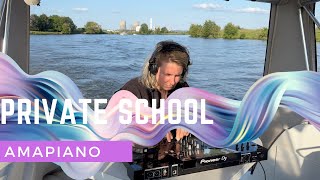 Amapiano Private School Live Session On A Boat in Holland [upl. by Yovonnda]