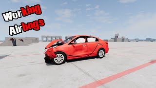 Airbags in BeamNG [upl. by Butterfield]